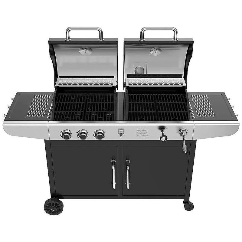 Барбекю на газ и дървени въглища LANDMANN DUAL CORE 3.0 Combo Gas & Charcoal Grill