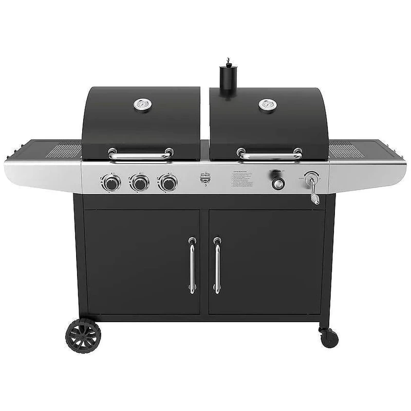 Барбекю на газ и дървени въглища LANDMANN DUAL CORE 3.0 Combo Gas & Charcoal Grill