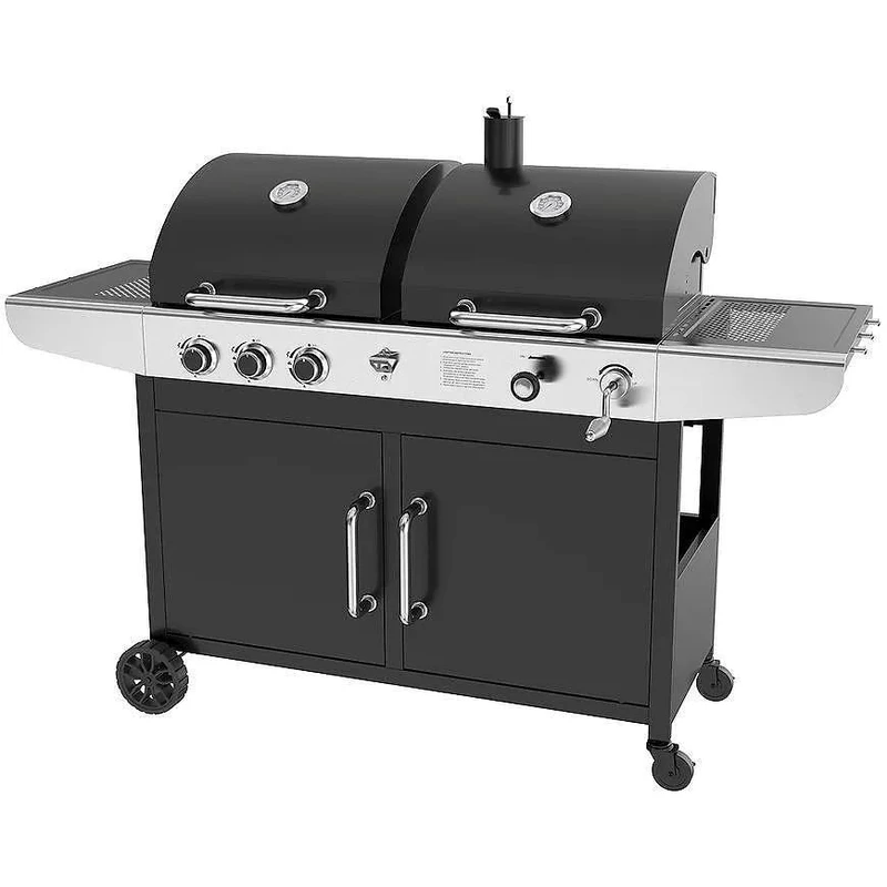 Барбекю на газ и дървени въглища LANDMANN DUAL CORE 3.0 Combo Gas & Charcoal Grill