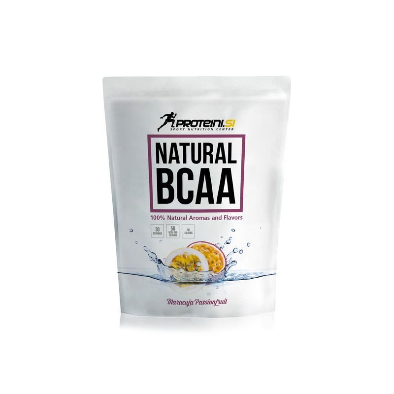 Proteini.SI Natural BCAA, Вкус Маракуя, Разфасовка 200g