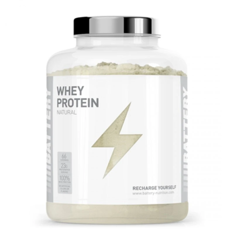 Battery Nutrition Whey Protein Natural - Суроватъчен Протеин, Разфасовка 1.800 kg