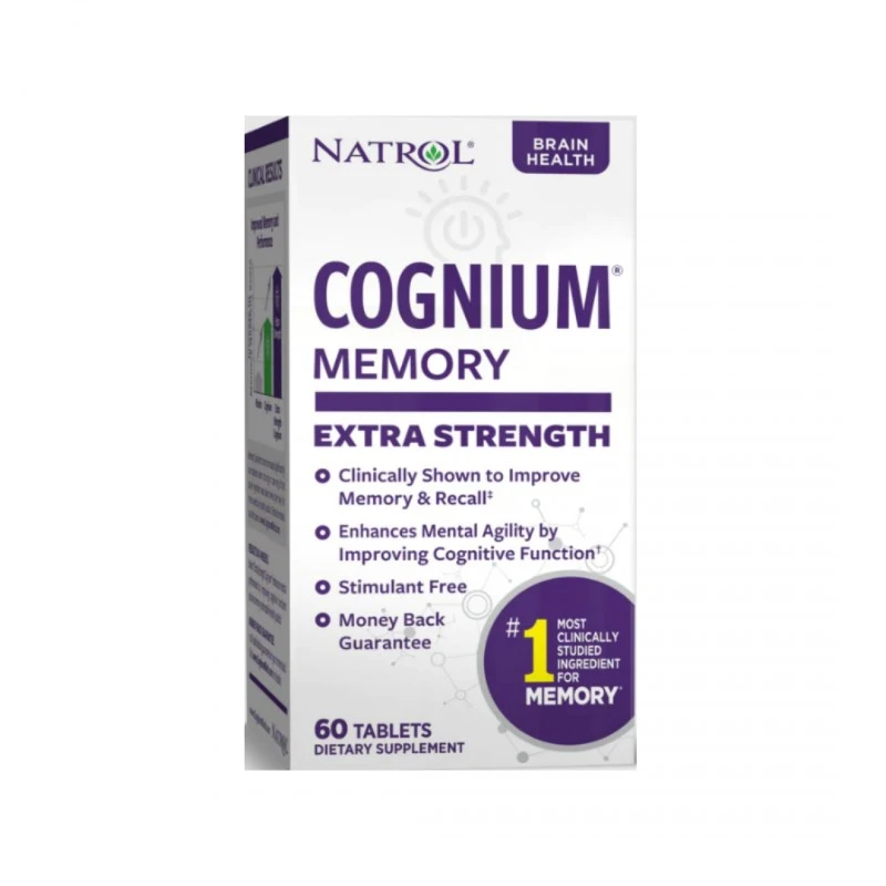 Natrol Cognium Extra Strength, Разфасовка 60 tabs