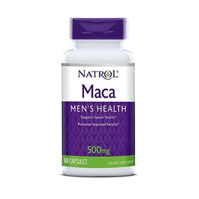 Natrol Maca 500mg, Разфасовка 60 caps