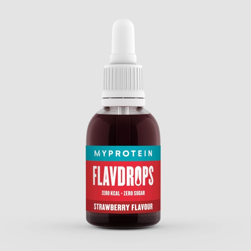 Myprotein Flavdrops - Овкусител, Вкус Ягода, Разфасовка 50ml