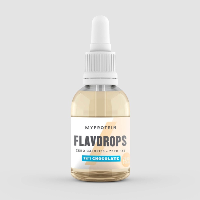 Myprotein Flavdrops - Овкусител, Вкус Бял шоколад, Разфасовка 50ml