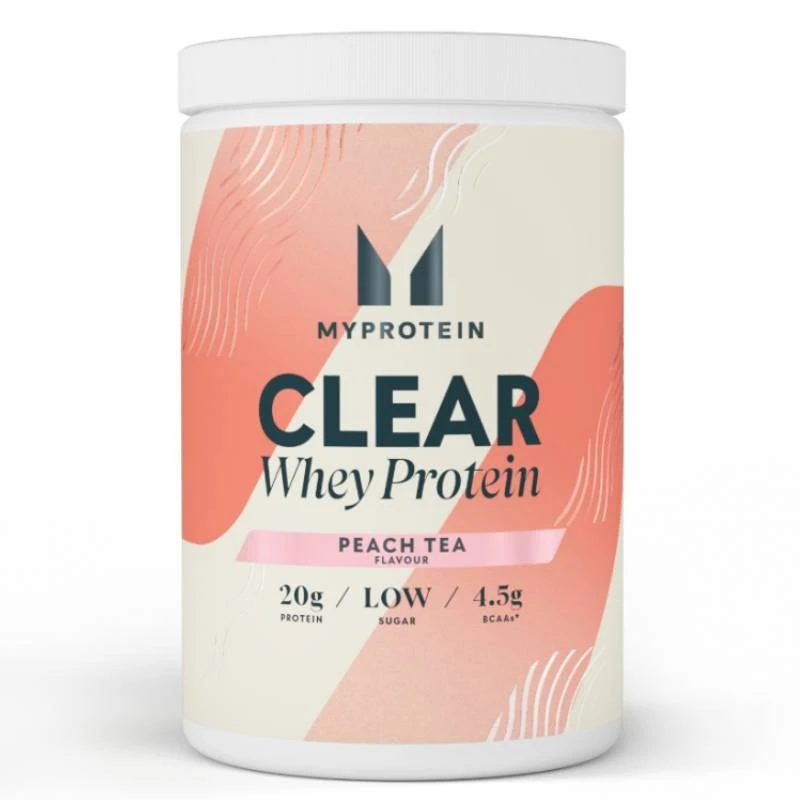 Myprotein Clear Whey Isolate - Протеин Изолат, Вкус Студен чай праскова, Разфасовка 500g