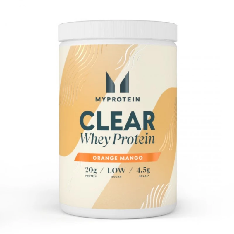 Myprotein Clear Whey Isolate - Протеин Изолат, Вкус Портокал и манго, Разфасовка 500g