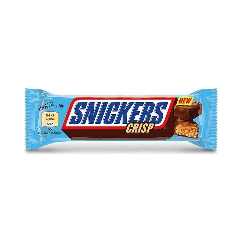 Mars Protein Snickers Hi Protein Crisp Bar - Протеинов Бар, Разфасовка 55g