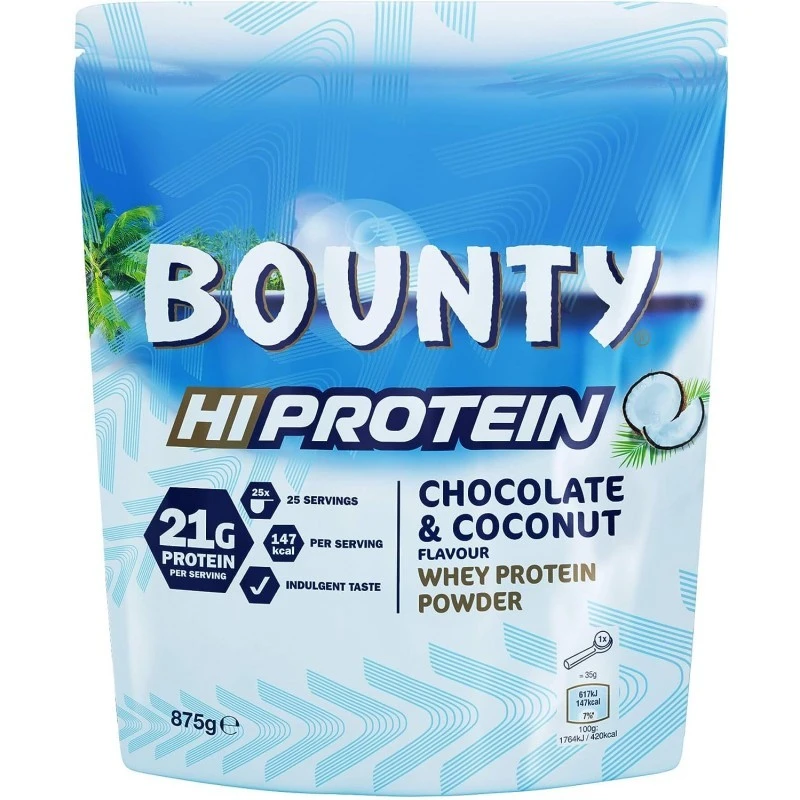Mars Protein Bounty Hi Protein - Суроватъчен Протеин, Вкус Кокос, Разфасовка 0.455kg