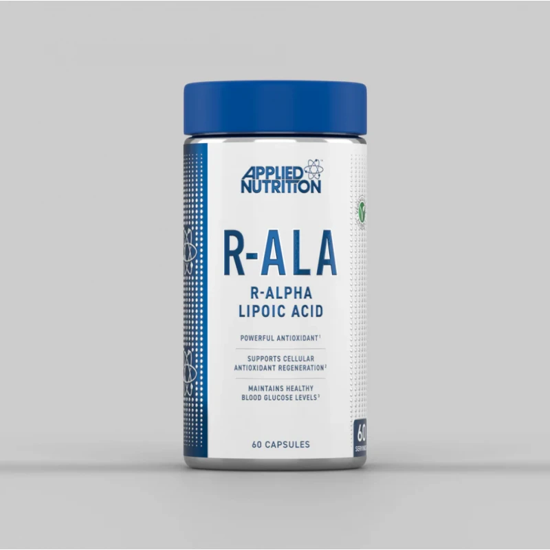 Applied Nutrition R-ALA (R-Alpha Lipoic Acid) - R-Алфа Липоева Киселина, Разфасовка 60 caps