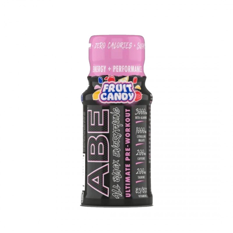 Applied Nutrition ABE Shot - Ultimate Pre-Workout - Азотен Бустер, Вкус Бонбон, Разфасовка 60ml