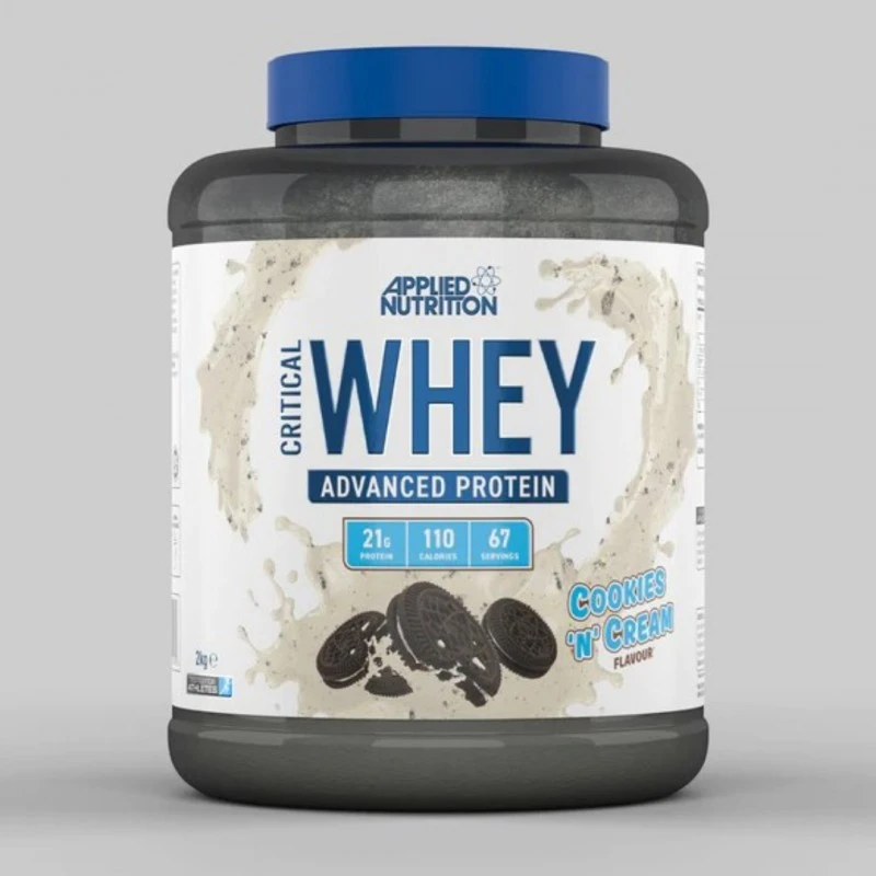 Applied Nutrition Critical Whey - Суроватъчен Протеин, Вкус Бисквитки с крем, Разфасовка 2kg