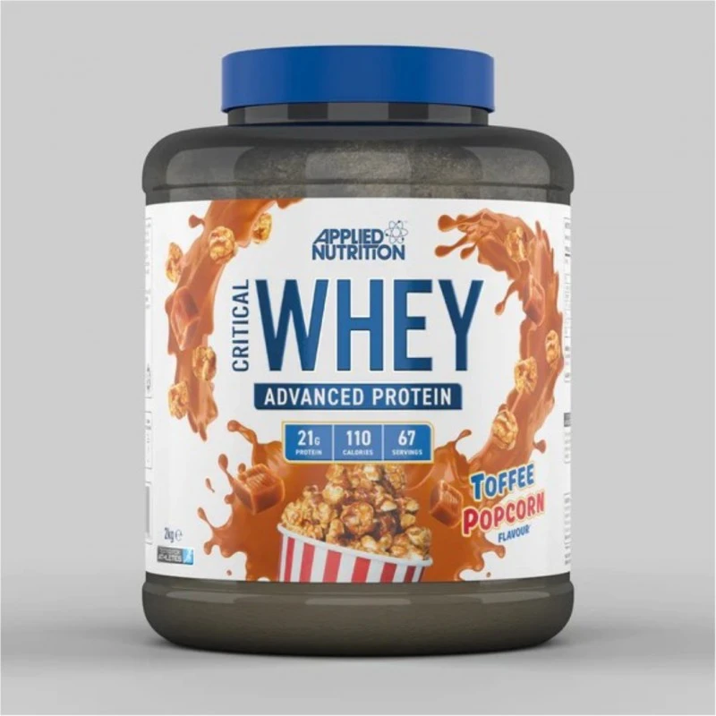 Applied Nutrition Critical Whey - Суроватъчен Протеин, Вкус Пуканки Тофи, Разфасовка 2kg