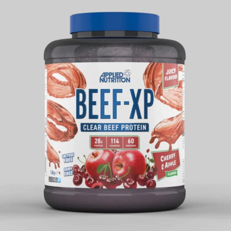 Applied Nutrition Beef-XP - Телешки Протеин, Вкус Череша и ябълка, Разфасовка 1.800 kg