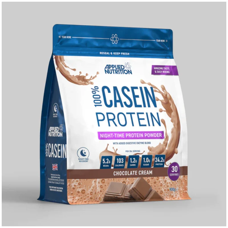 Applied Nutrition 100% Casein - Казеин, Вкус Шоколад, Разфасовка 900g
