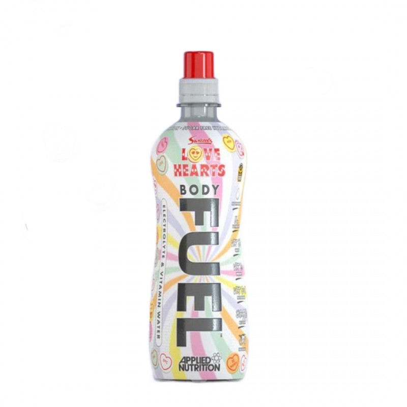 Applied Nutrition Body Fuel Electrolyte & Vitamin Water - Вода с Електролити и Витамини, Вкус Love Hearts, Разфасовка 500ml