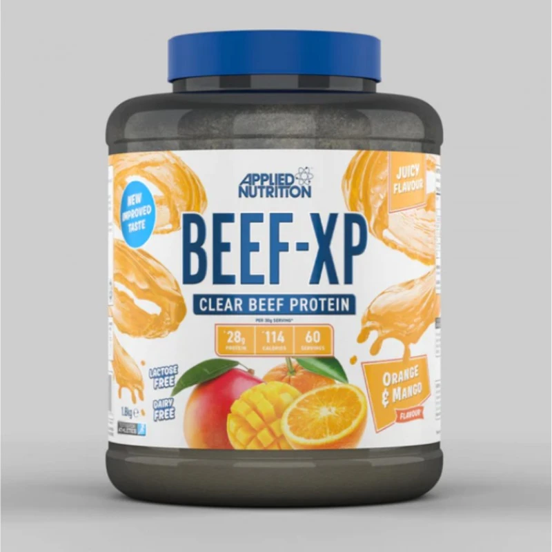 Applied Nutrition Beef-XP - Телешки Протеин, Вкус Портокал и манго, Разфасовка 1.800 kg