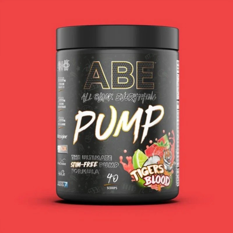 Applied Nutrition ABE Pump - Stim-Free - Азотен Бустер, Вкус Тигрова кръв, Разфасовка 500g