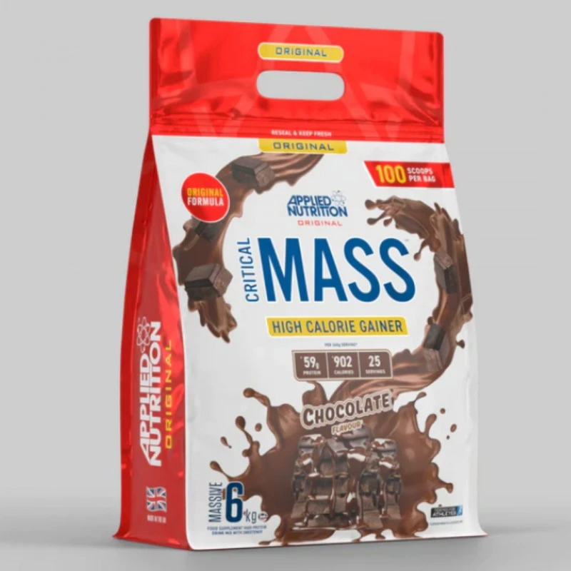 Applied Nutrition Critical Mass Original - Гейнър, Вкус Бисквитки с крем, Разфасовка 6.000kg