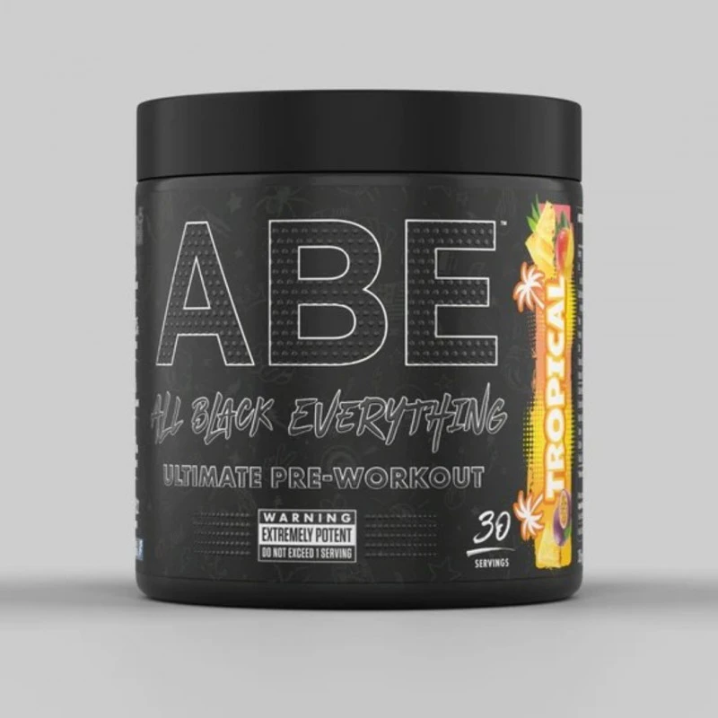 Applied Nutrition ABE - Ultimate Pre-Workout - Азотен Бустер, Вкус Тропически Плодове, Разфасовка 0.375kg