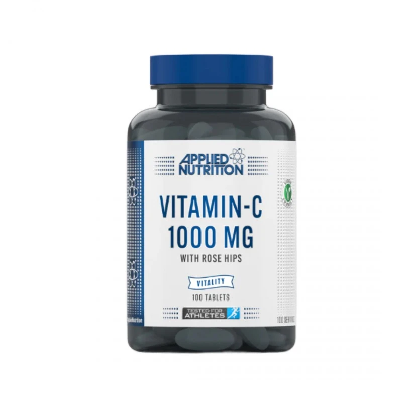 Applied Nutrition Vitamin C 1000mg with Rose Hips - Витамин C, Размер 100 tabs