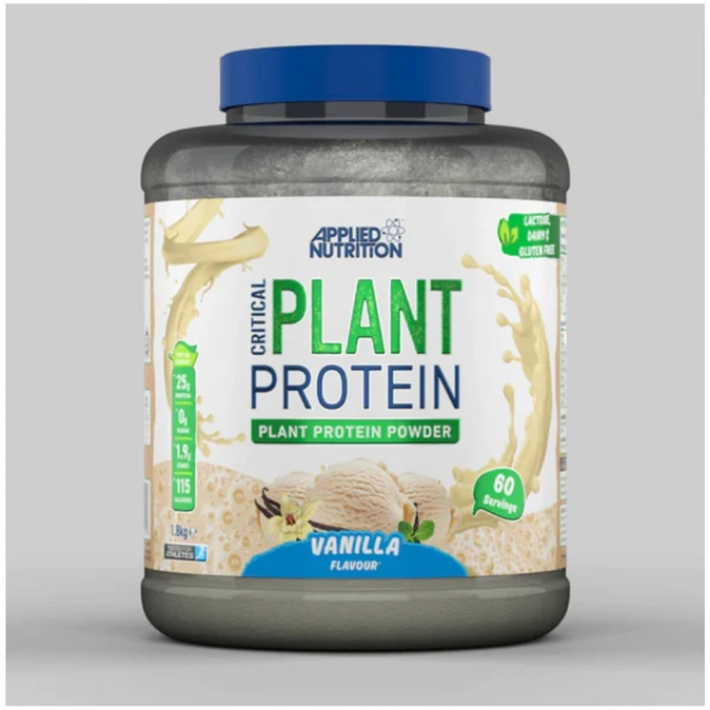 Applied Nutrition Critical Plant Protein - Растителен Протеин, Вкус Ванилия, Разфасовка 1.800 kg