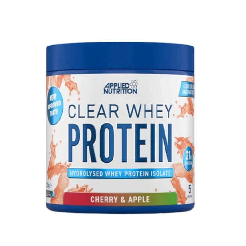 Applied Nutrition Clear Whey Protein - Протеин Изолат, Вкус Ябълка и череша, Разфасовка 125g