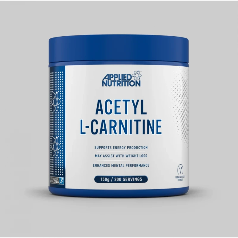 Applied Nutrition Acetyl L-Carnitine - Powder - Ацетил Л-Карнитин, Вкус Неовкусен, Разфасовка 150g