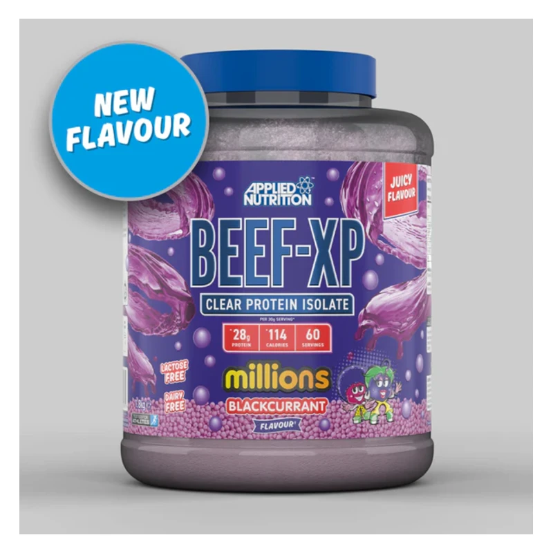 Applied Nutrition Beef-XP - Телешки Протеин, Вкус Касис, Разфасовка 1.800 kg
