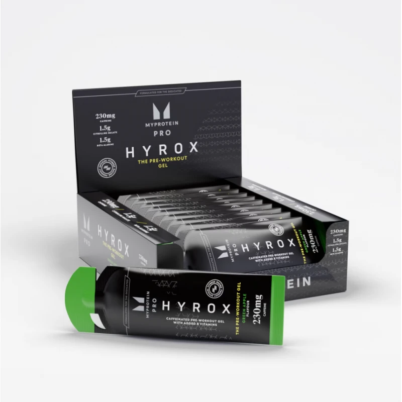 Myprotein HYROX THE Pre-Workout Gel - Азотен Бустер, Вкус Ябълка, Разфасовка 50g