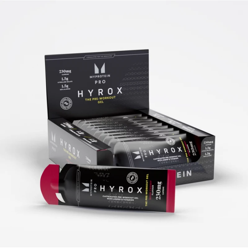 Myprotein HYROX THE Pre-Workout Gel - Азотен Бустер, Вкус Череша, Разфасовка 50g