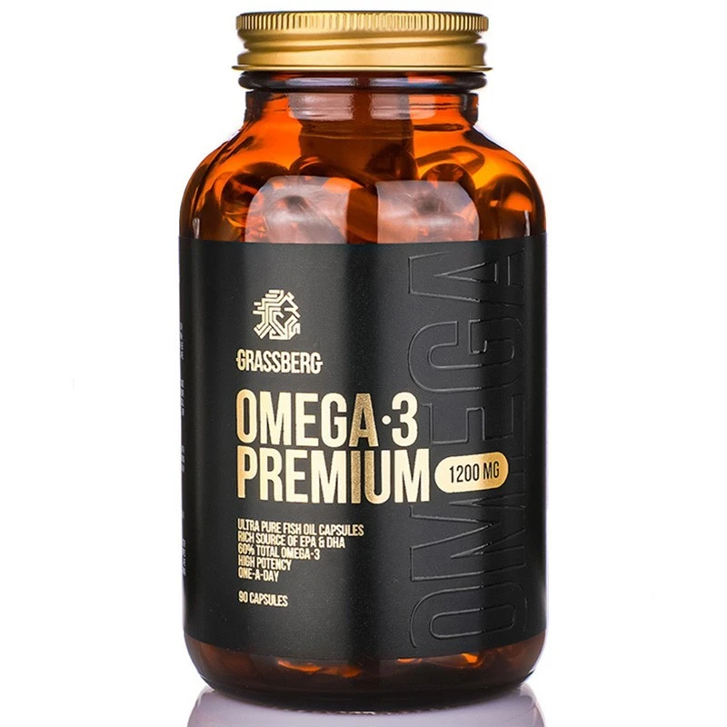 Grassberg Omega-3 Premium 1200mg - Омега, Разфасовка 90 sgels