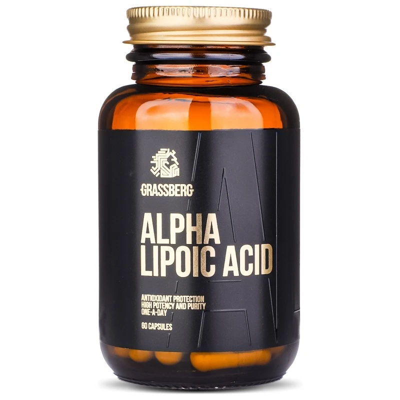Grassberg Alpha Lipoic Acid - Алфа Липоева Киселина, Разфасовка 60 caps