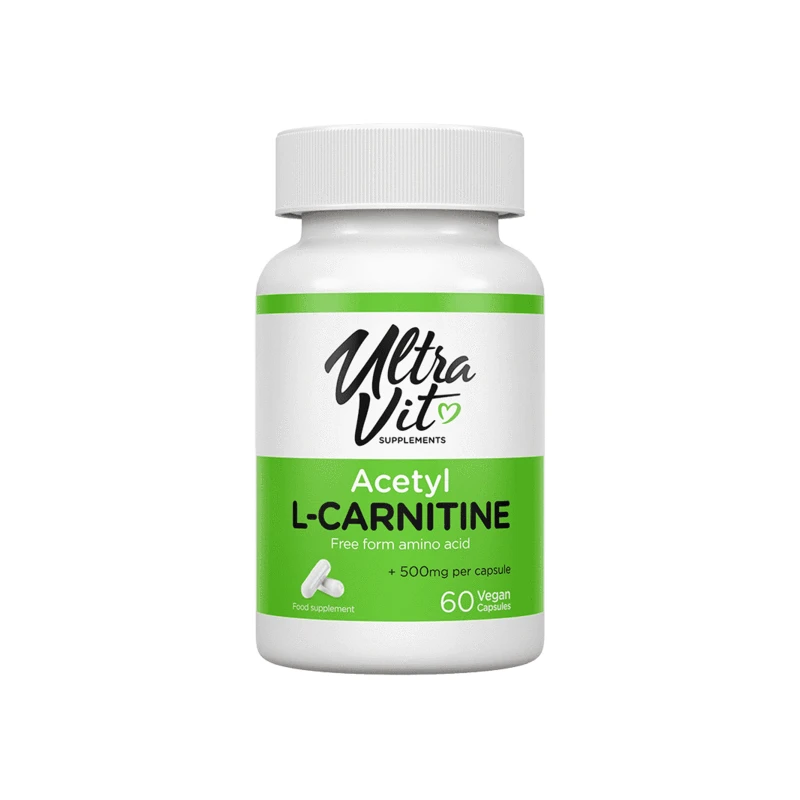 UltraVit Acetyl L-Carnitine - Л-Карнитин, Разфасовка 60 vcaps