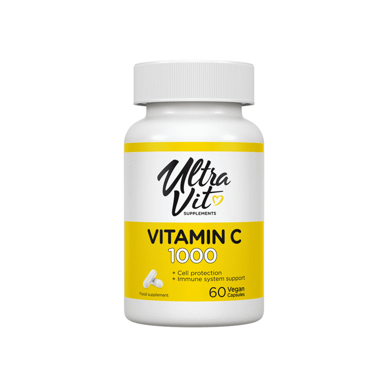 UltraVit Vitamin C 1000 - Витамин C, Разфасовка 60 vcaps