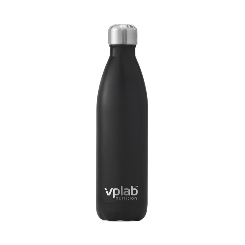 VPLab Metal Water Bottle - Black - Бутилка За Вода, Цвят Черен, Разфасовка 750ml