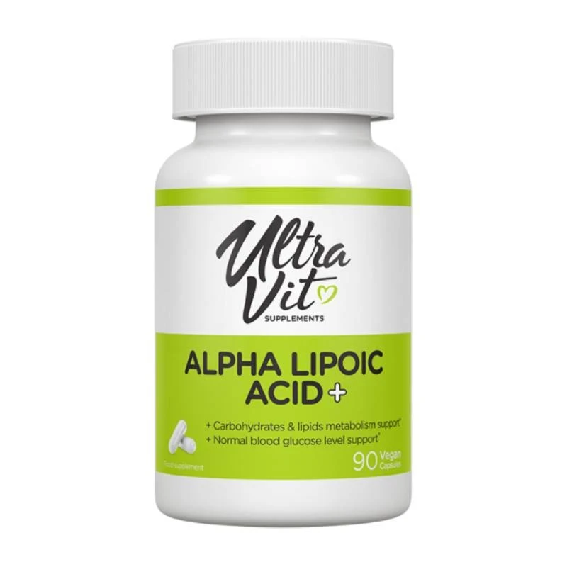 UltraVit Alpha Lipoic Acid+ - Алфа Липоева Киселина, Разфасовка 90 vcaps