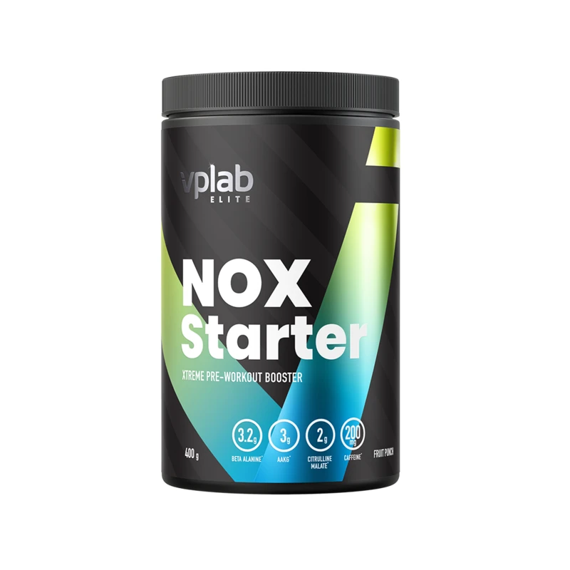VPLab NOX Starter - Азотен Бустер, Вкус Плодов Пунш, Разфасовка 400g