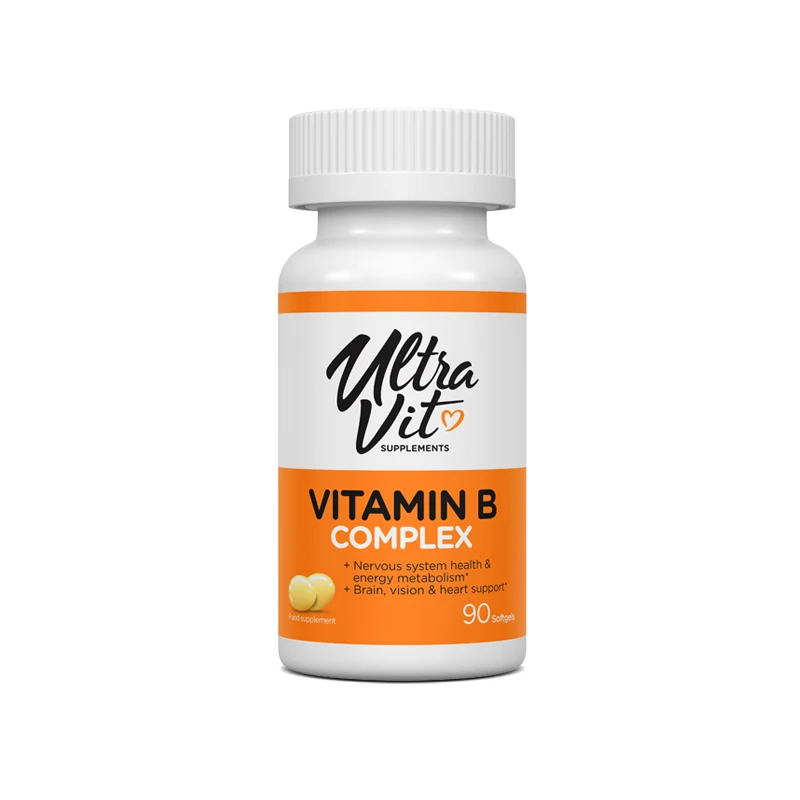 UltraVit Vitamin B Complex - Витамин B Комплекс, Разфасовка 90 sgels