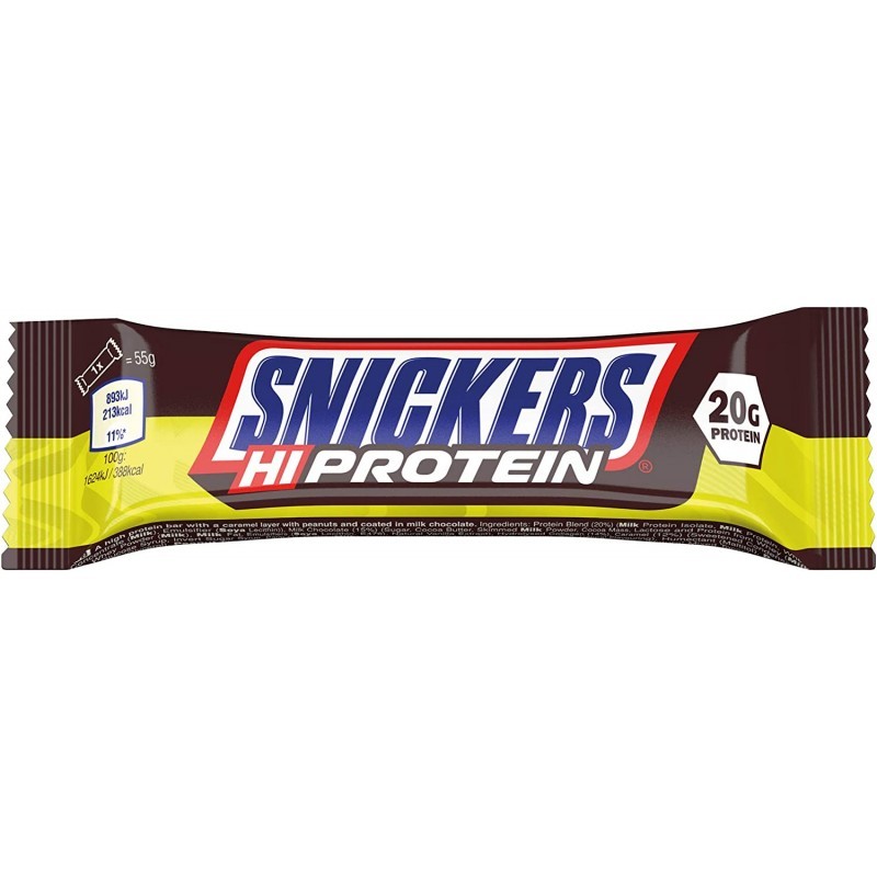 Mars Protein Snickers Hi Protein Bar - Original - Протеинов Бар, Разфасовка 55g