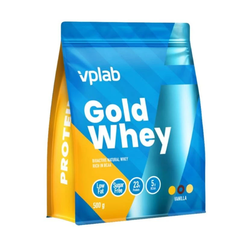 VPLab Gold Whey - Суроватъчен Протеин, Вкус Ванилия, Разфасовка 500g