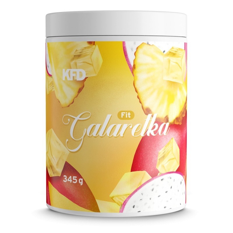 KFD Fit Jelly - Диетично Желе, Вкус Ананас, Разфасовка 0.345kg