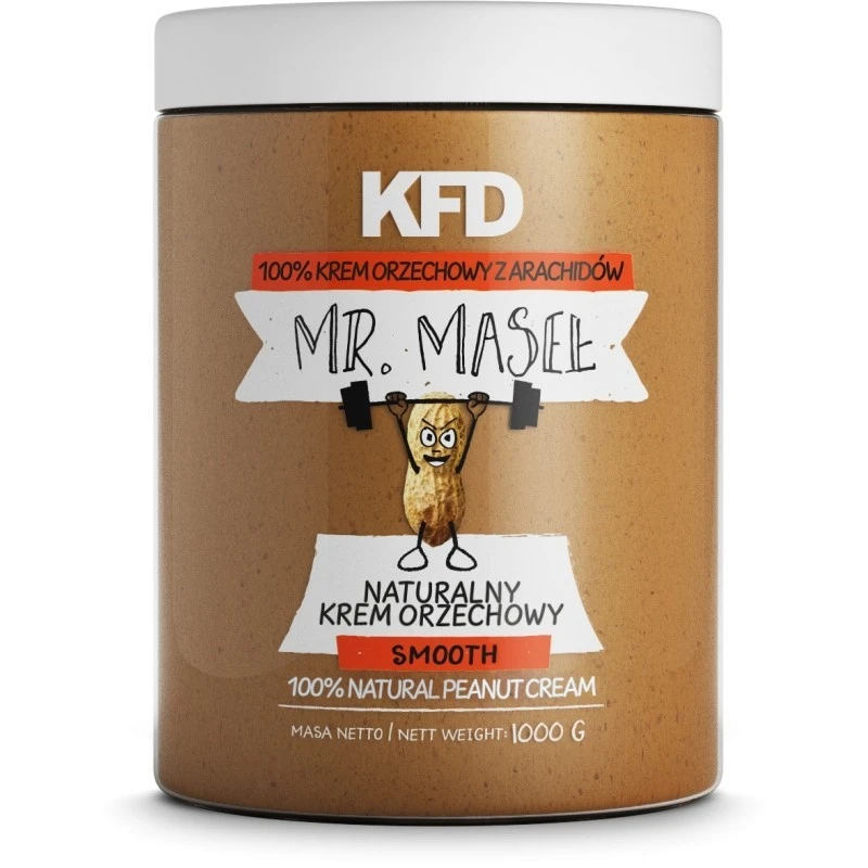 KFD Peanut Butter - Фъстъчено Масло, Вкус Смуут, Разфасовка 1kg