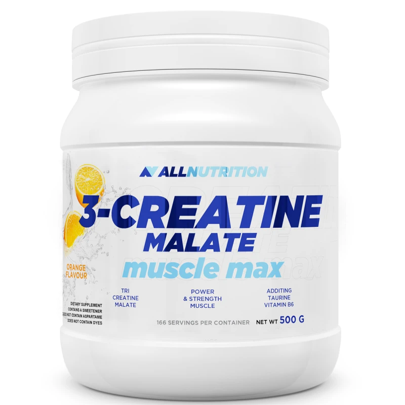 Allnutrition 3-Creatine Malate Powder - Креатин, Вкус Лимон, Разфасовка 500g