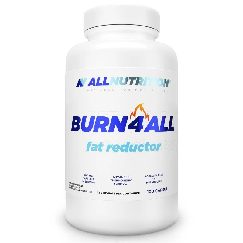 Allnutrition Burn4All - Fat Reductor - Фет Бърнър, Разфасовка 100 caps