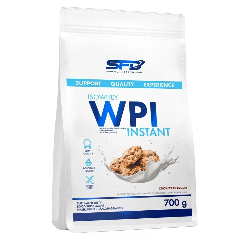 SFD WPI Isowhey Instant - Протеин Изолат, Вкус Бял шоколад, Разфасовка 700g
