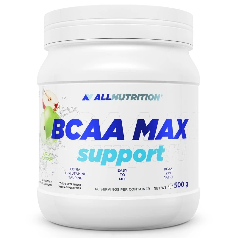 Allnutrition BCAA Max Support, Вкус Ябълка, Разфасовка 500g