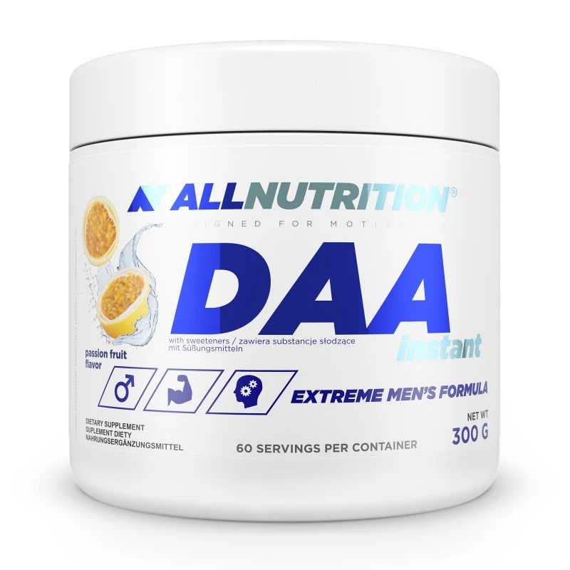 Allnutrition DAA - D-Aspartic Acid - Тестостеронова Формула, Вкус Маракуя, Разфасовка 0.300kg