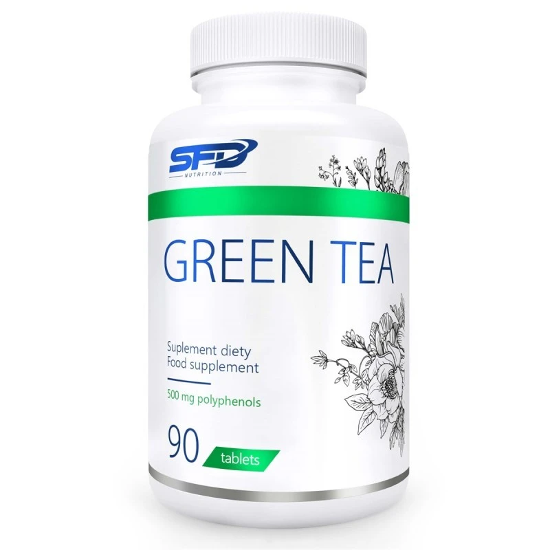 SFD Green Tea - Липотропен Фет Бърнер - Зелен Чай, Разфасовка 90 tabs
