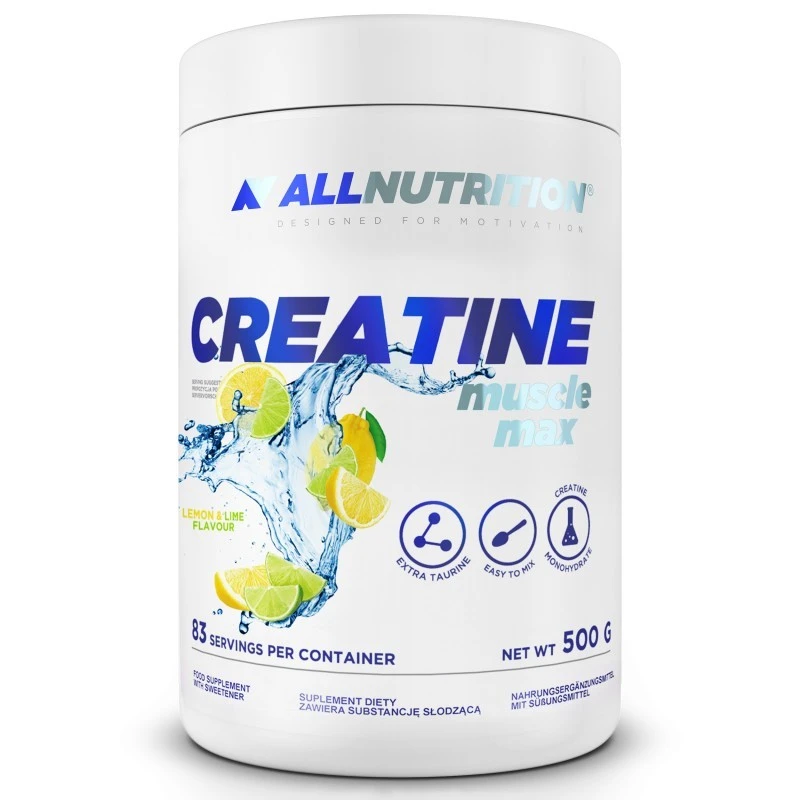 Allnutrition Creatine Muscle Max - Flavoured - Креатин, Вкус Лимон, Разфасовка 500g